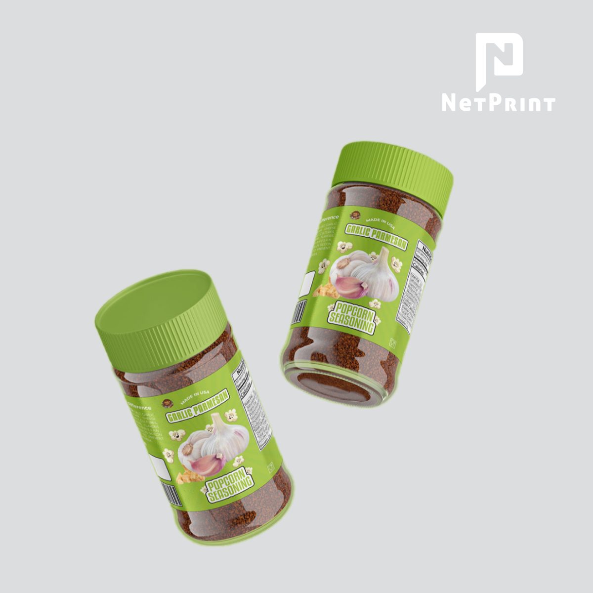Tem nhãn decal dán trên hũ sản phẩm, in tại NetPrint
